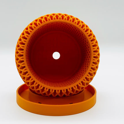 The Agatha Orchid Planter with Tray, 2 sizes, 24 colours