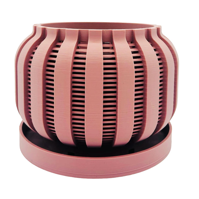 Theodore Orchid Planter - 3D-Printed Elegance with Drip Tray, Modern & Functional Decor for Plant Lovers