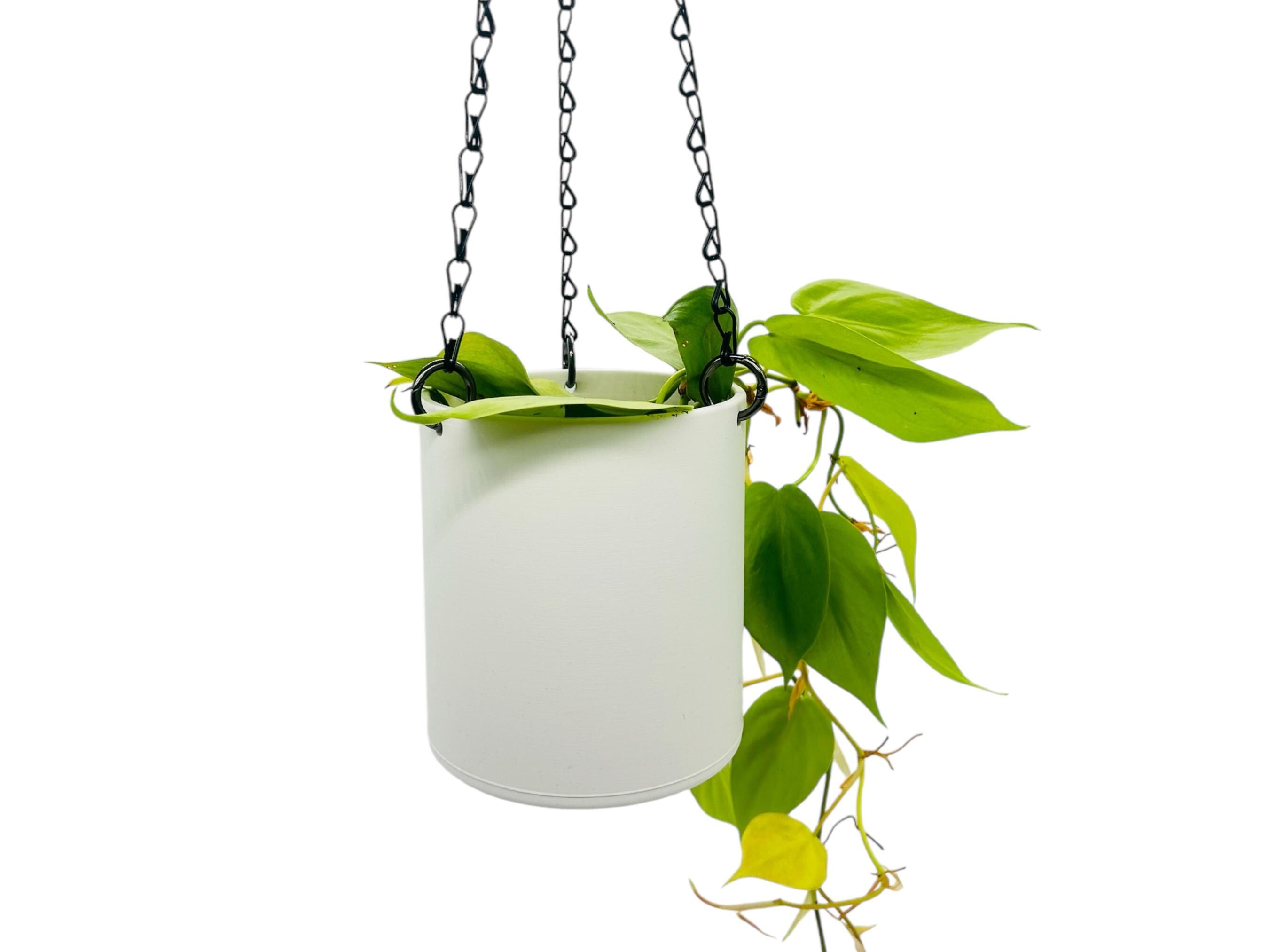 18 hanging planter Matte White Hanging Planter, No Drainage, 5 Sizes, 18
