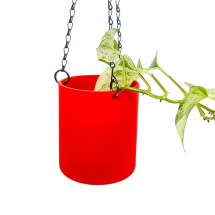 Red, White & Blue, Set of 3 Indoor Hanging Planters, USA American Decor, 4th of July Decor