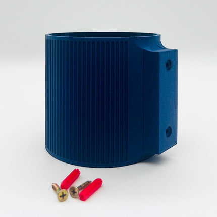 The Brunswick Wall Mounted Pot Planter Matte Navy // 2 Sizes // Screw Mounted // No Drainage