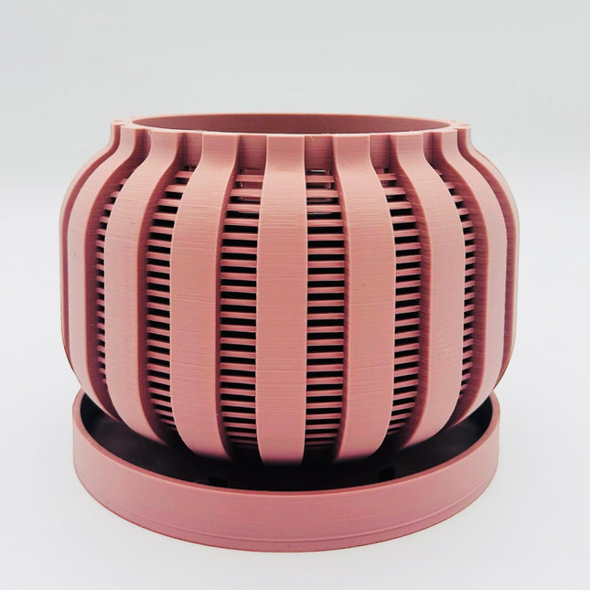 Theodore Orchid Planter - 3D-Printed Elegance with Drip Tray, Modern & Functional Decor for Plant Lovers