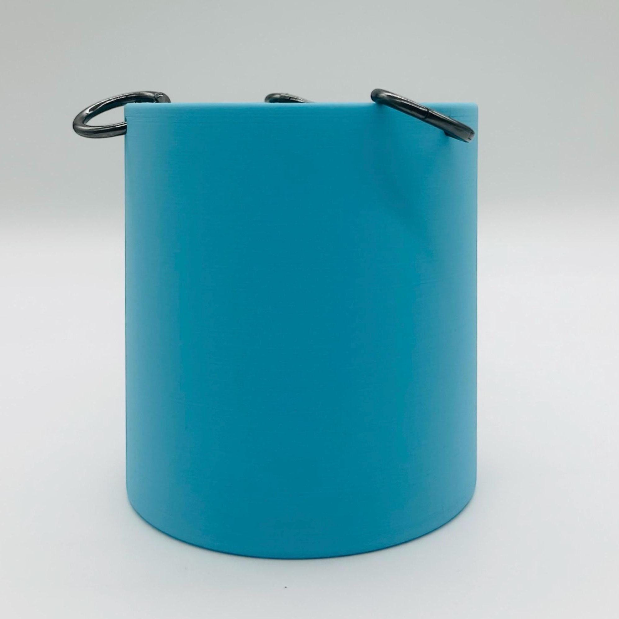 turquoise hanging planter Matte Turquoise Hanging Planter, No Drainage, 5 Sizes, 18" Chain – The Inside Jungle